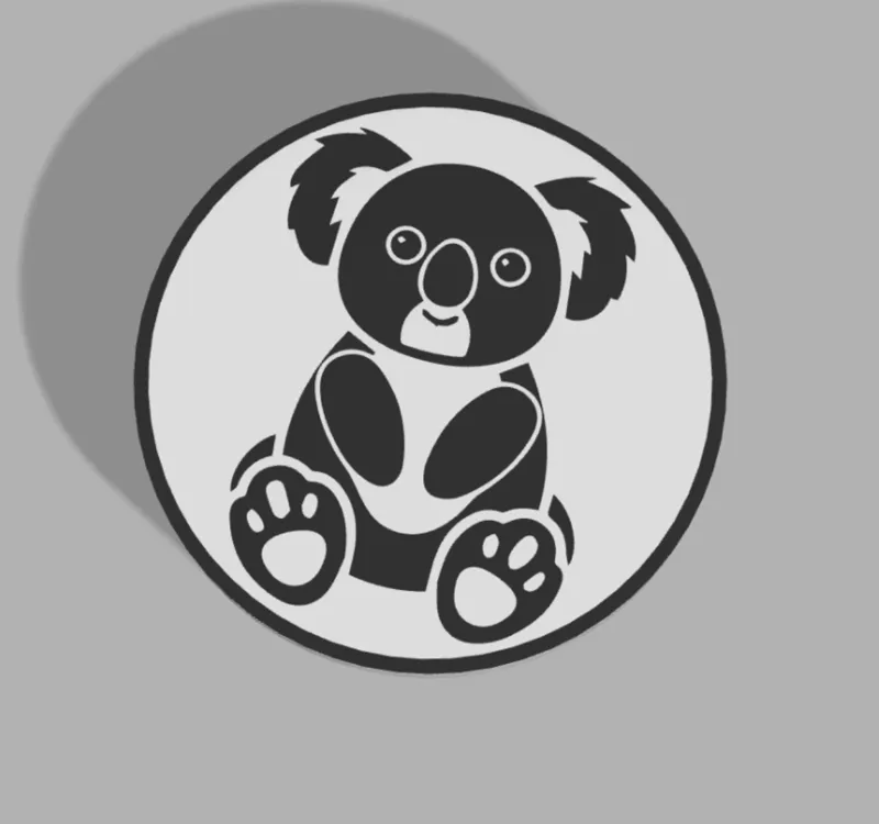 Koala Coaster - 80mm