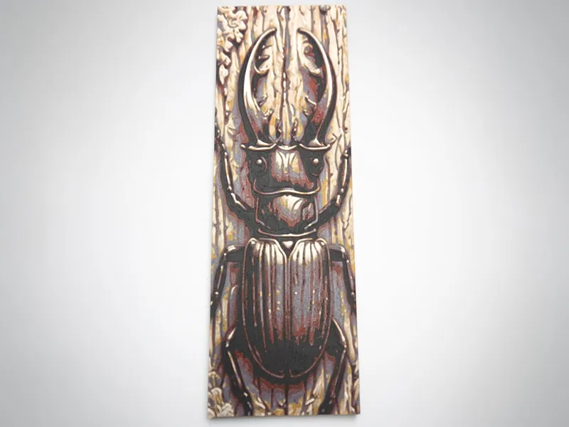 Beetle 50mm by 150mm Bookmark