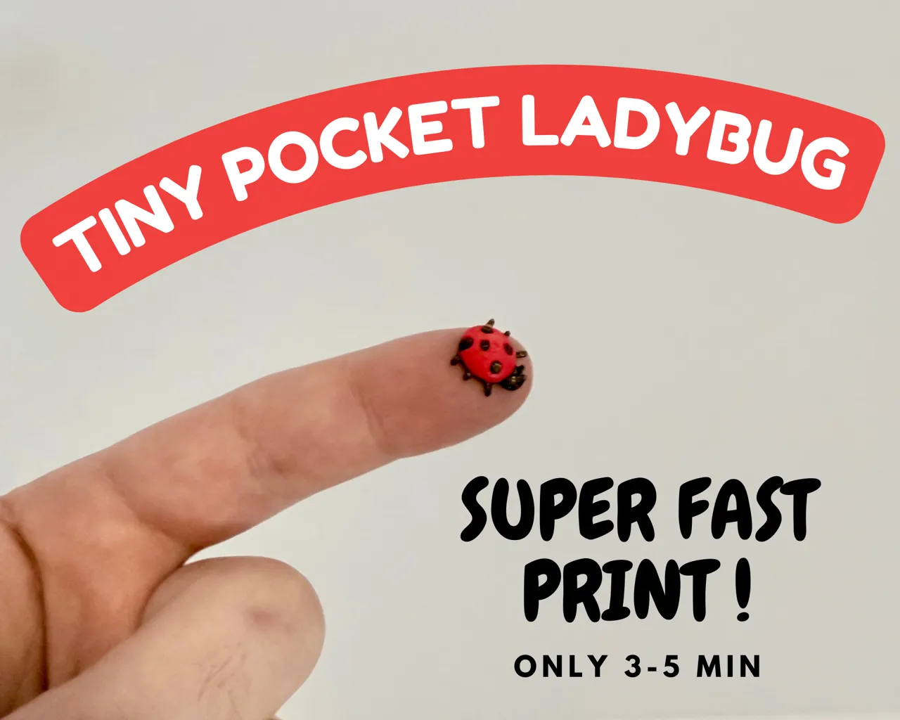Tiny Pocket Ladybug - Super Fast Print view 2