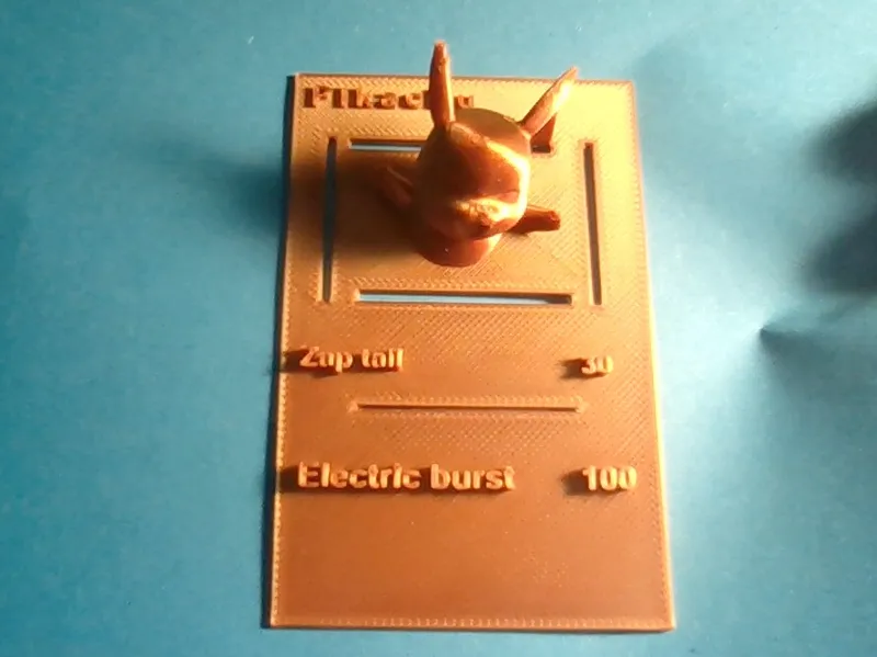 3D pop-out Pikachu