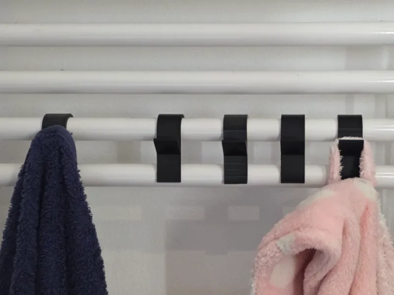 Simple towel hook