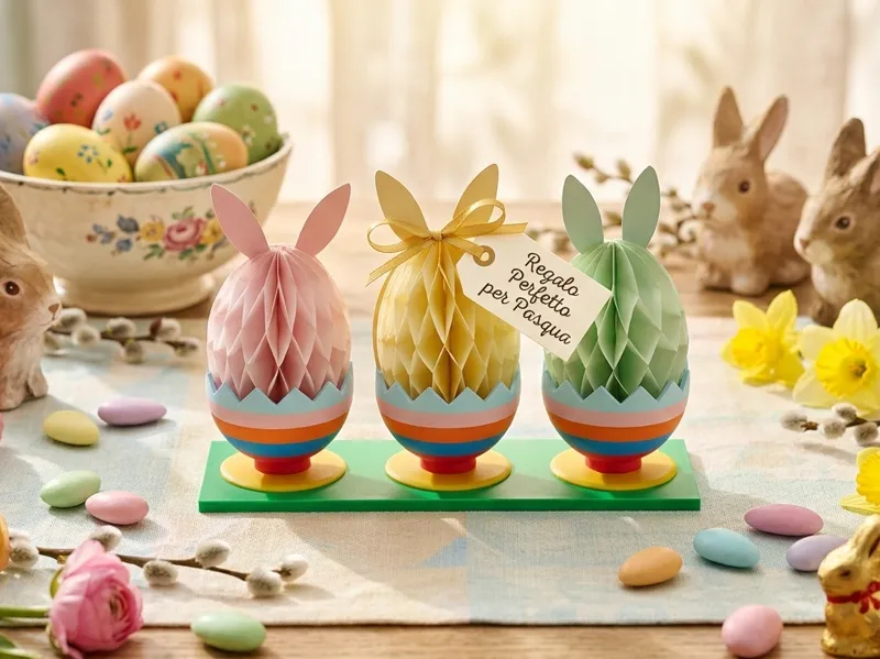 Tris Porta Uova di Pasqua