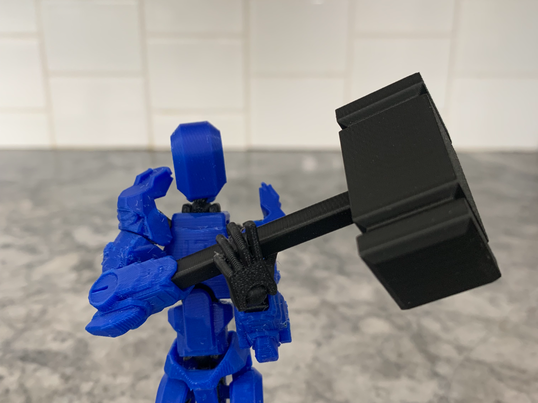 dummy 13 - war hammer arm