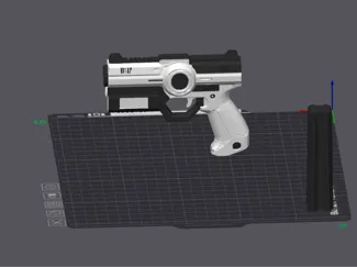 Black and white Gun/blaster