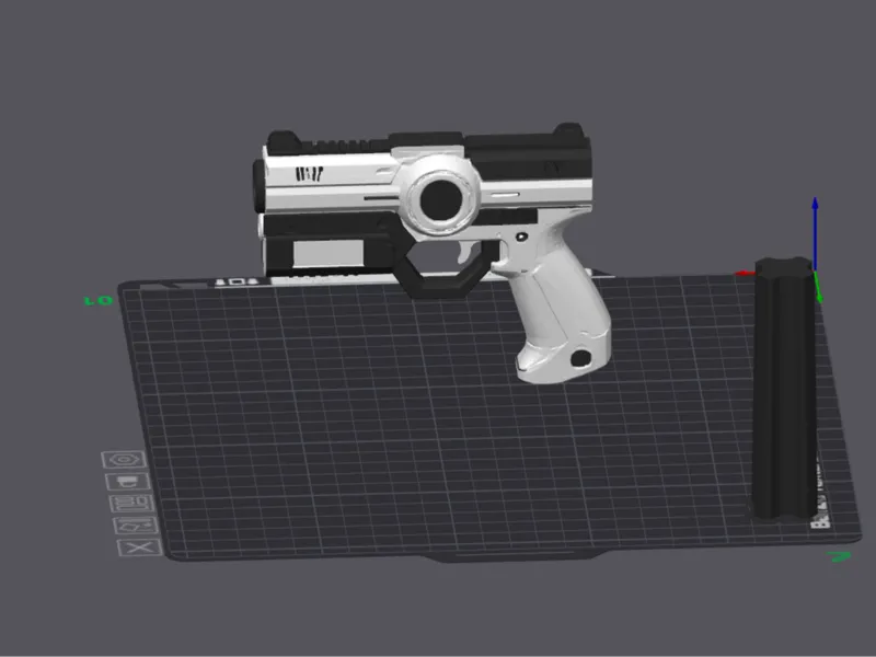 Black and white Gun/blaster
