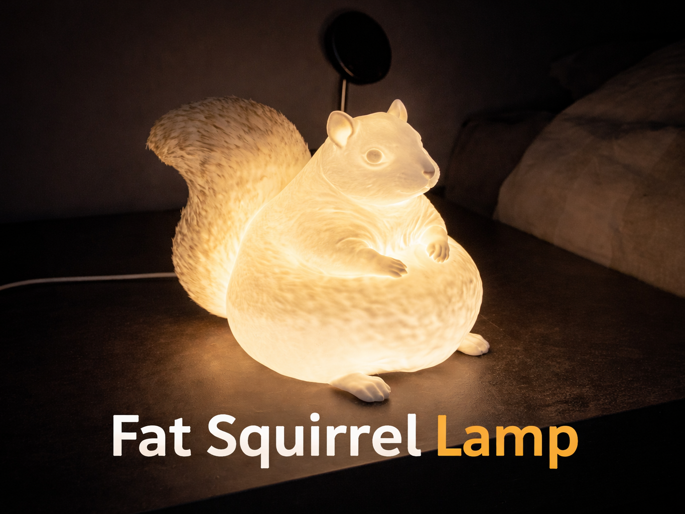Just a Fat Squirrel Lampe