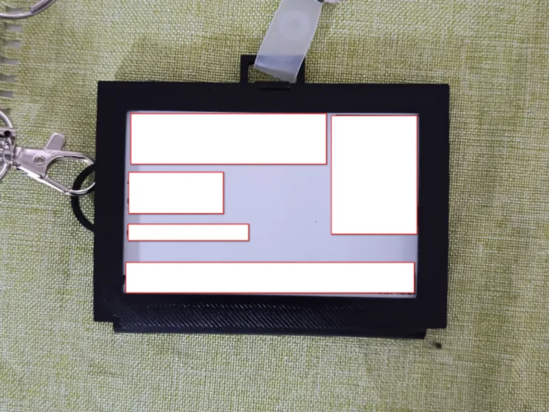 Porta tesserino logo Batman