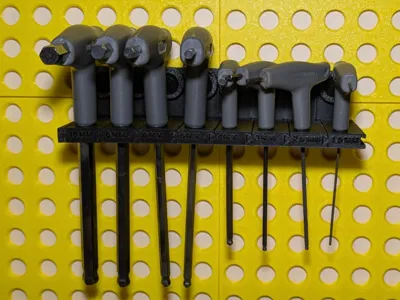 Threadboards Modular Metric T-Handle Hex Holder