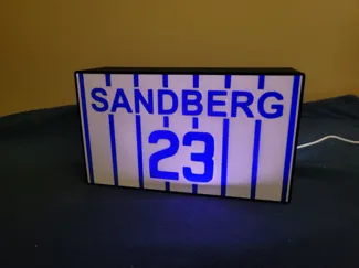 Chicago Cubs Retired # Lightbox Ryne Sandberg
