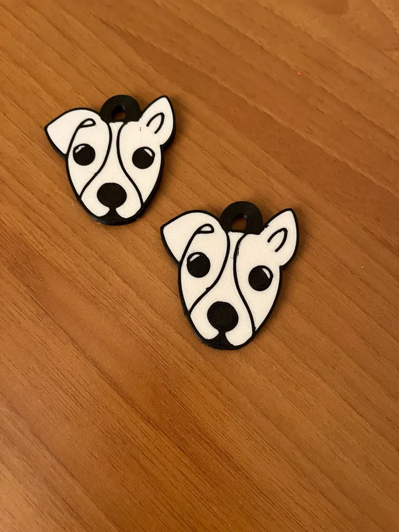 jack russell key ring
