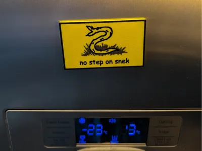 No step on snek fridge magnet(embedded magnets)