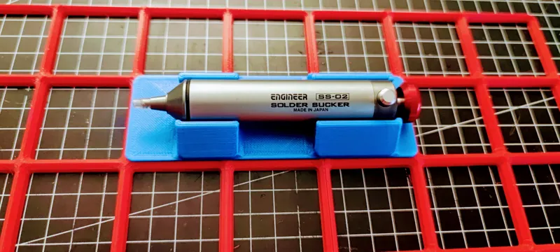 Gridfinity Holder for SS-02 Engineer Solder Sucker