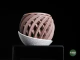 Modern Minimalist Planter with Patterned Elevated Drip Plate
