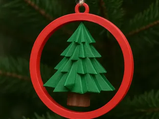 Floating Christmas Tree Ornament