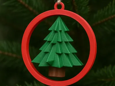 Floating Christmas Tree Ornament