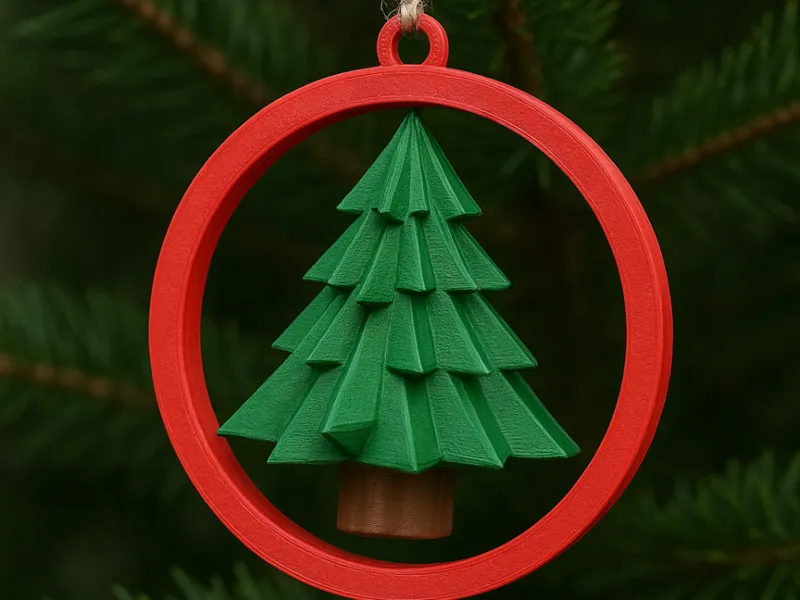 Floating Christmas Tree Ornament