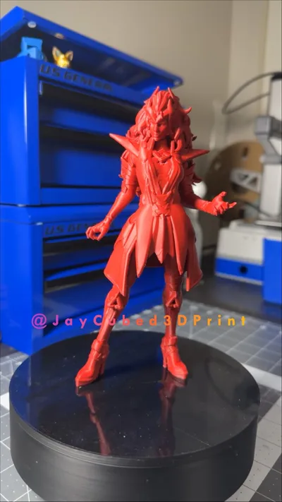 Scarlet Witch - Fan Art Sculpture by JayCubed Prints MakerWorld ...
