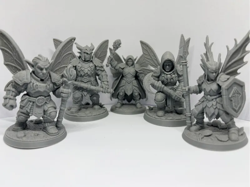 The Thornveil Vanguard - 5 x Fairy Miniatures