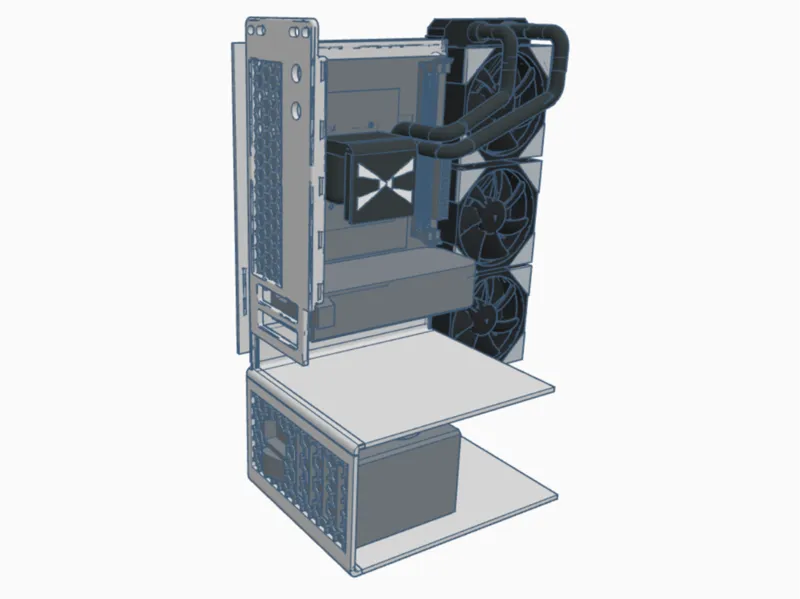 TRYX Open Frame Case