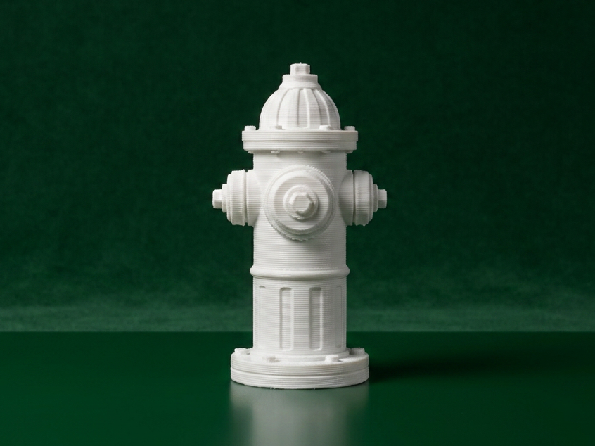 1:12 Scale Fire Hydrant 3D Model