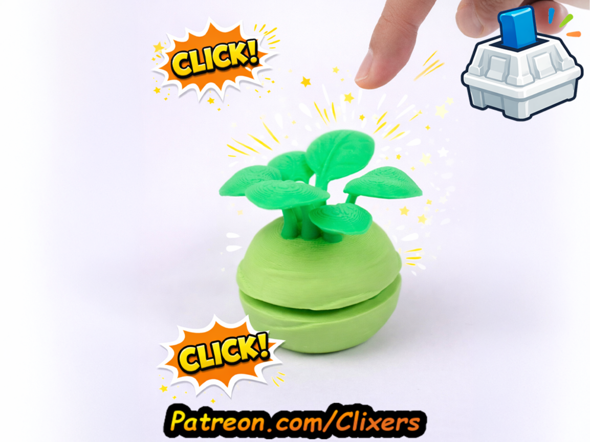 Kohlrabi Clicker Cute Fidget Toy