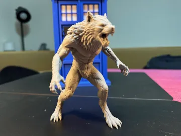 Figura decorativa: Werewolf v2 (Short Tail) – Doctor Who 1:10 — vista de referencia 2