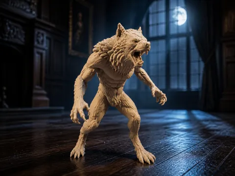 Figura decorativa: Werewolf v2 (Short Tail) – Doctor Who 1:10 — referencia de MakerWorld