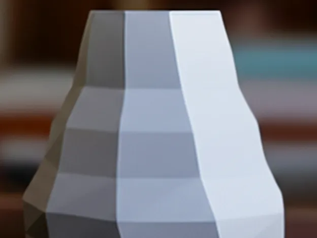 Simplistic, wide rim vase.