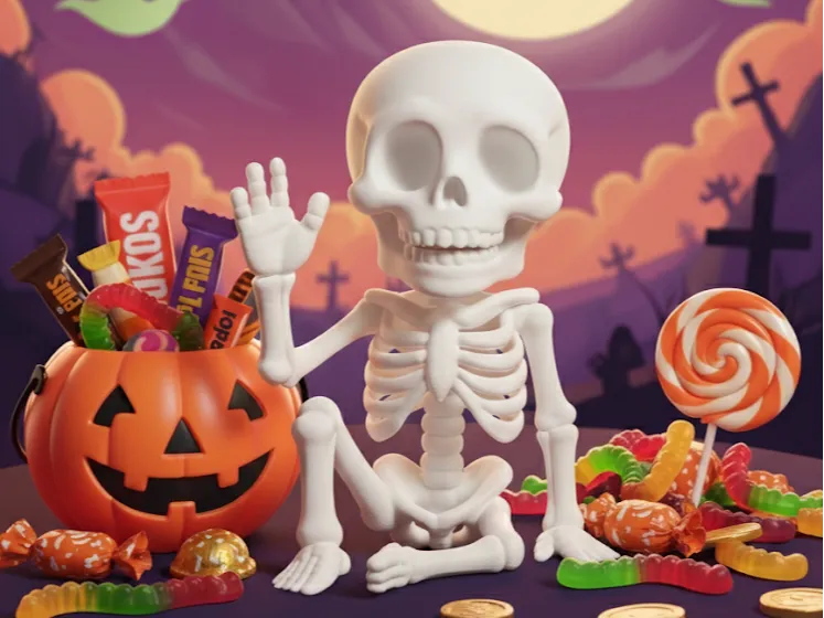Happy Skeleton - Halloween Edition