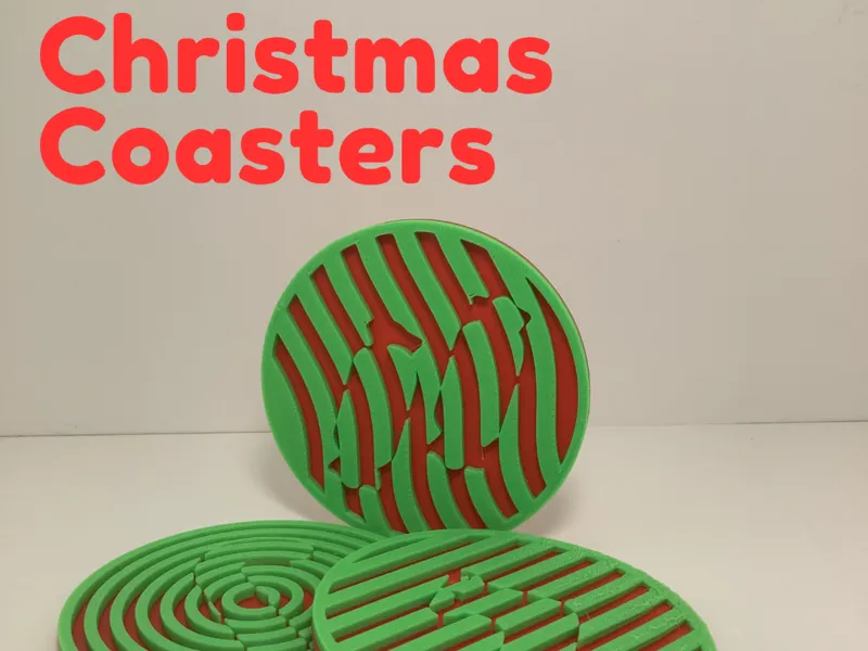 FestiveSip - Cute Coaster Set