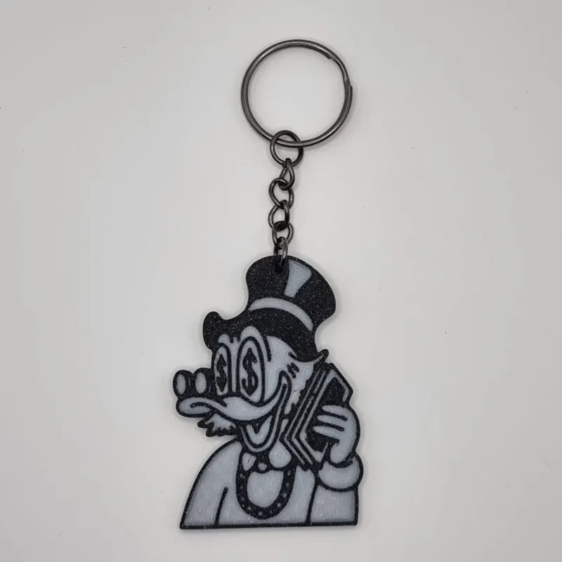 Donald Duck Money Talks Keyring / Keychain