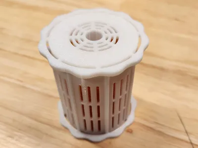 High Air Flow Spool Desiccant Container