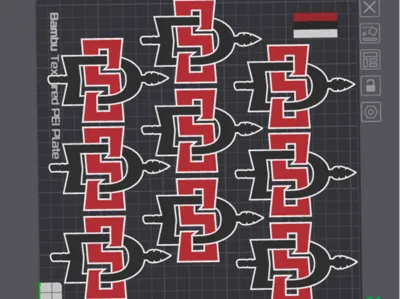 SDSU Magnet - 9 Per Plate