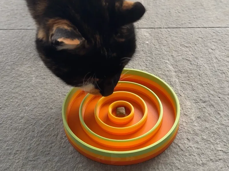 Langsamfressnapf für Katzen