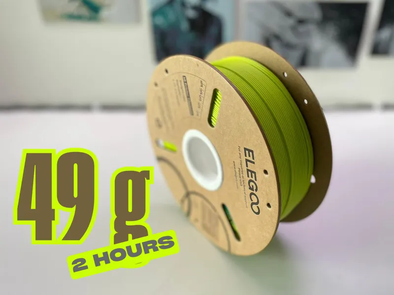 Reusable Spool with Cardboard Sides - Bambu Refill