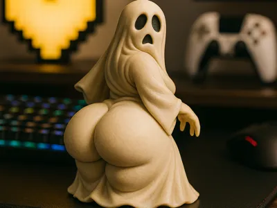 Spooky BBL Halloween Ghost Figurine Sculpture