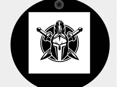 Romen helmet keychain