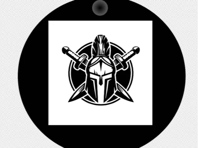 Romen helmet keychain