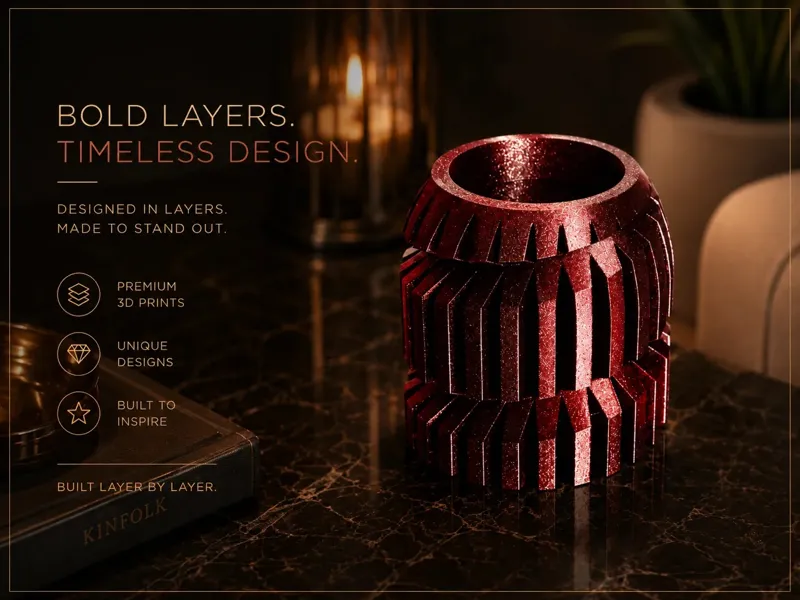 Short Decorative Vase