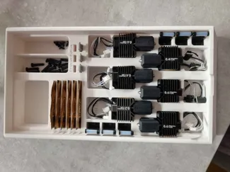Complete hotend drawer for AMS Riser
