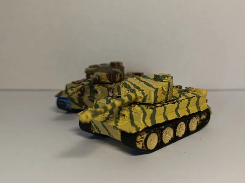 Tiger 1 Tank Model (WW2) - Toy