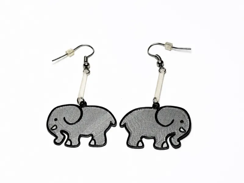 Elephant Earring