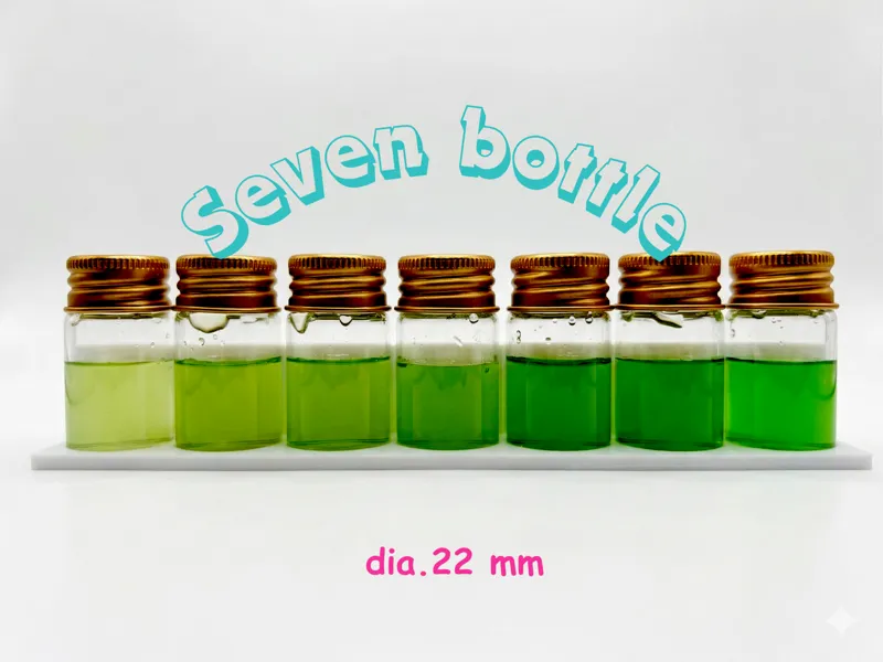 Seven bottles