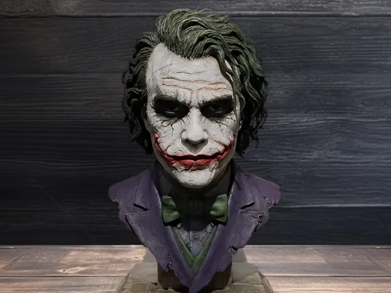 Realistic Joker Bust from the Dark Knight