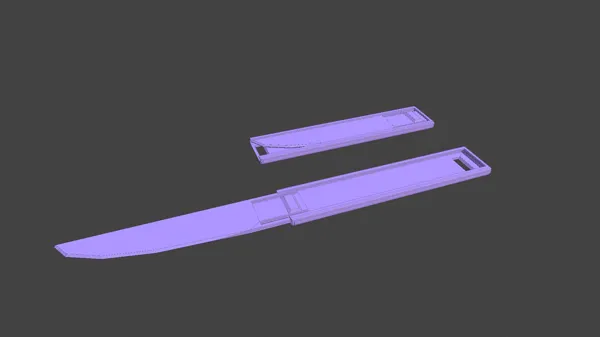 Couteau d'urgence humoristique avec éclairage