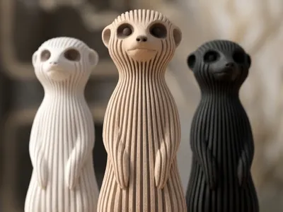 Japandi Meerkat