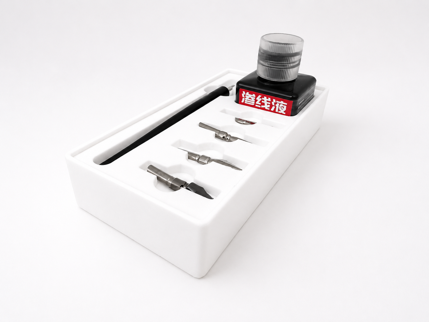 Gridfinity Panel Line Accent Tool & Ink Holder