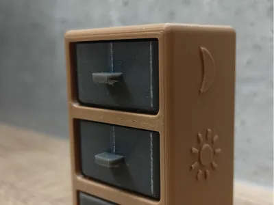 Pills box in furniture style