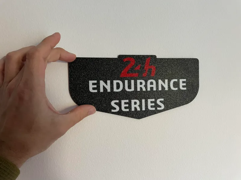 24H Lemans Endurance series wall logo