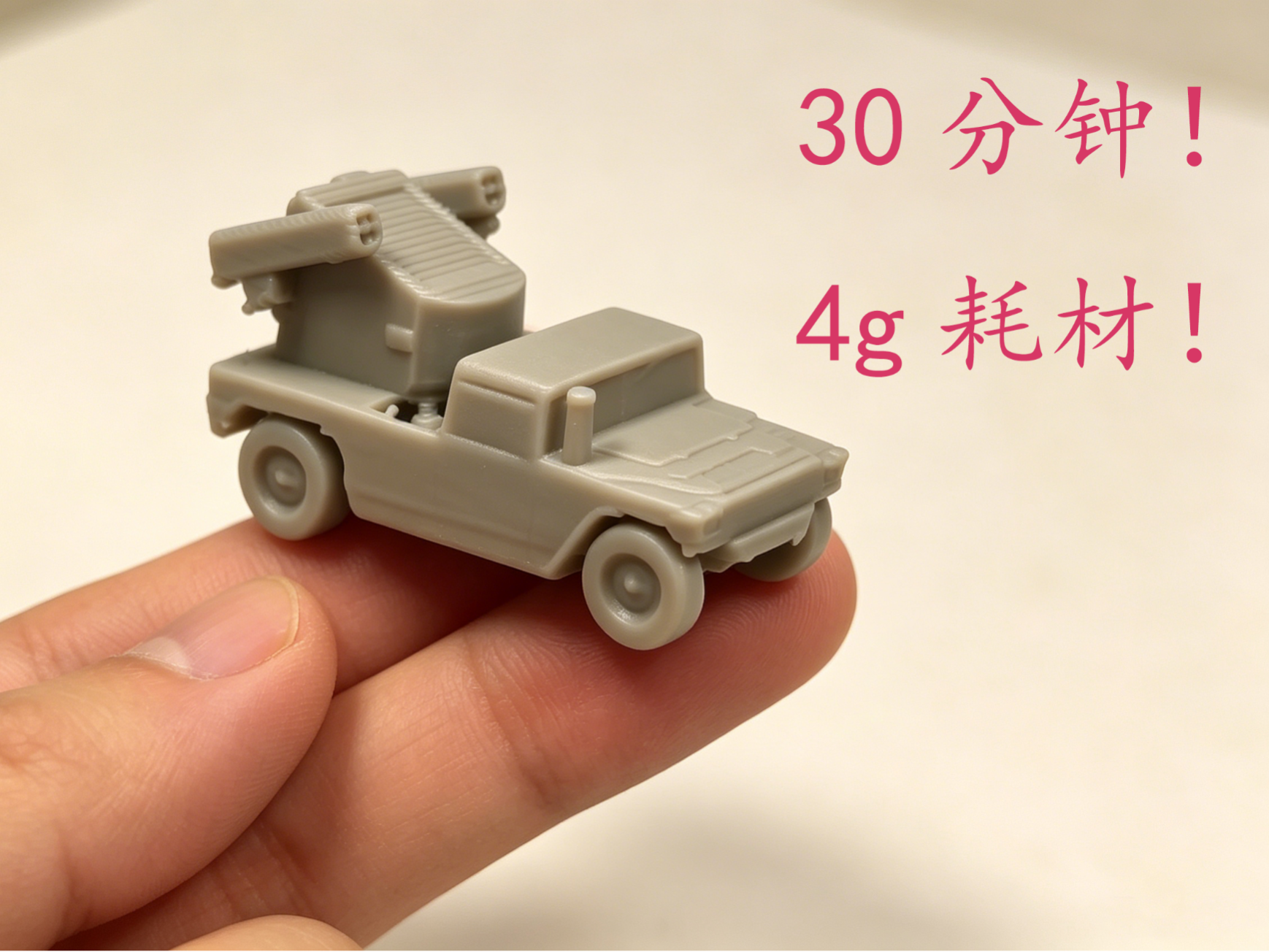 美国 复仇者防空车 1：144模型